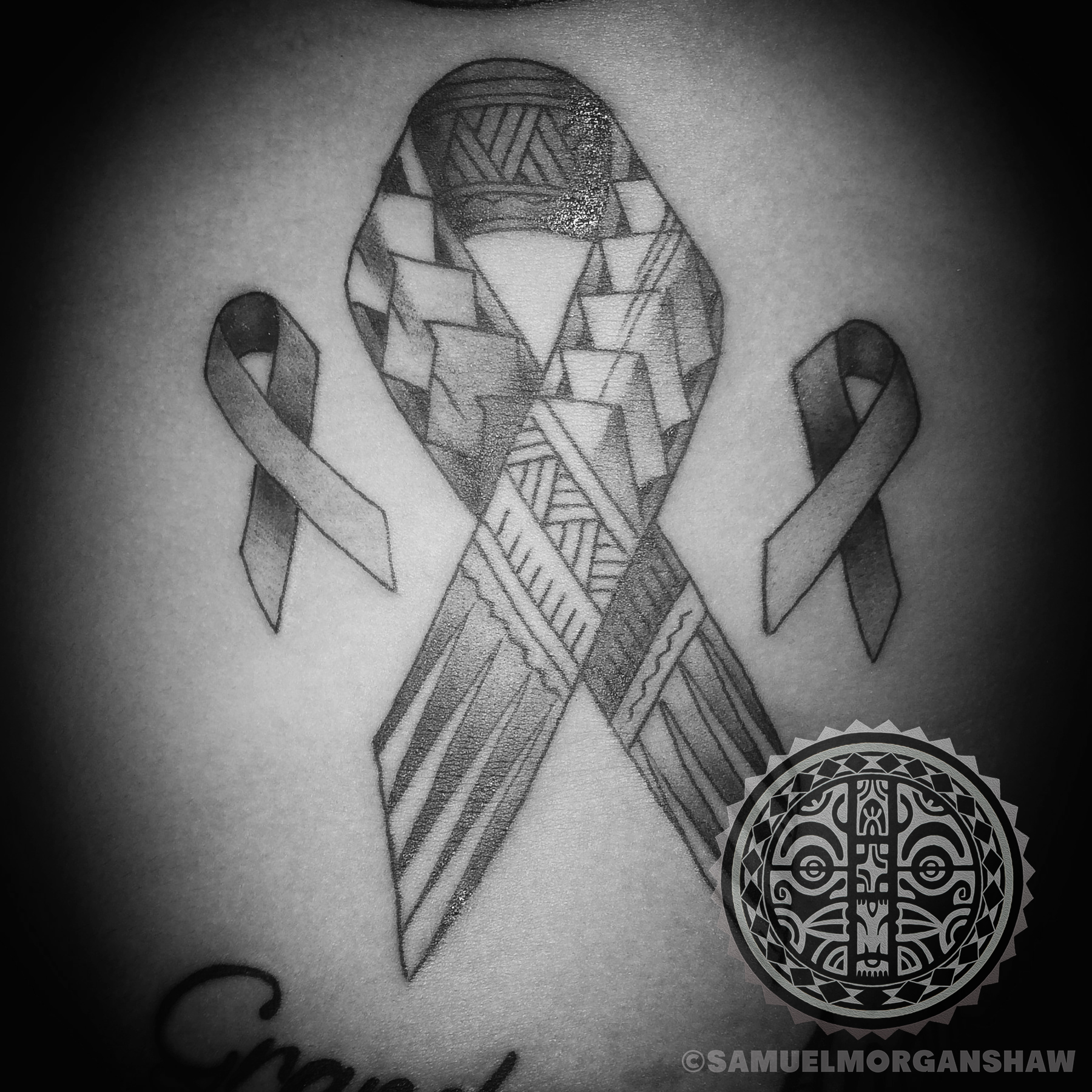 Cancer Ribbon » Kulture Tattoo Kollective